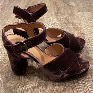 Madewell Vanessa Crisscross Platform Sandals - 6.5